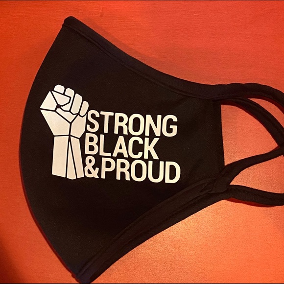 Strong Black & Proud Face Mask - Picture 4 of 4